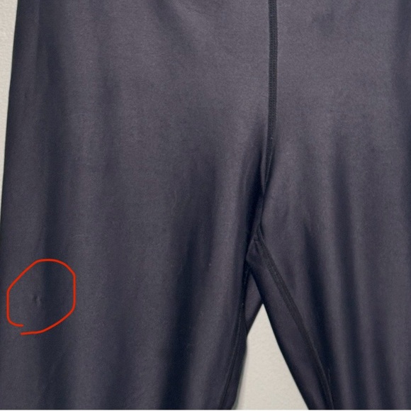 ZYIA Active Shiny Slick Black Cropped Leggings Size 8-10 Medium‎ - Picture 8 of 8